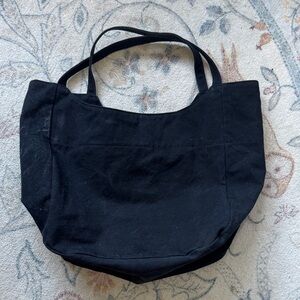 Penelope Atelier Black Duck Canvas Tote Bag